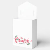 Christmas Branches Holiday Party Favoriete Boxen Bedankdoosjes (Geopend)