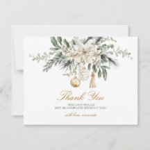 Christmas Bridal Shower Winter Greenery Floral
