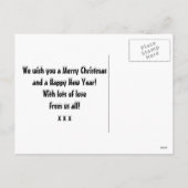 Christmas briefkaart Mulled Wine Chalkboard (Achterkant)