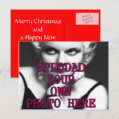  CHRISTMAS-BRIEFKAARTEN - GROTE GIFTEN FEESTDAGENKAART (Voorkant / Achterkant)