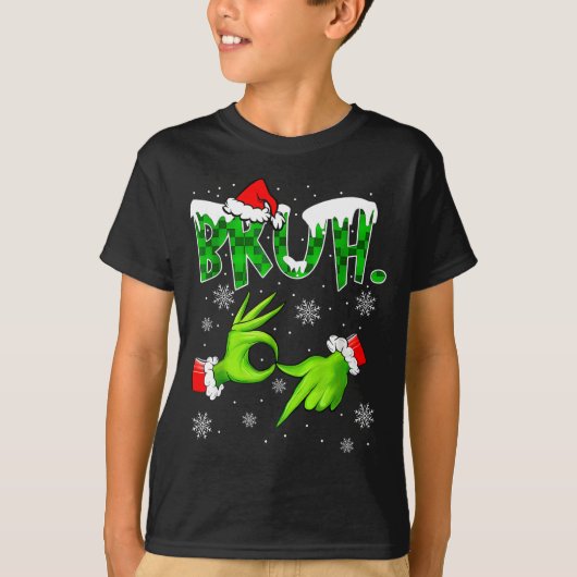 Christmas Bruh 67 Six Seven 6 7 Meme T-shirt (Voorkant)