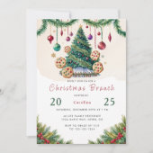 Christmas Brunch Invitation Kaart - Vakantiebrunch (Voorkant)