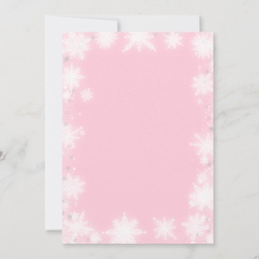 Christmas Brunch Party Red Bow Wine Pink Gingham Kaart (Achterkant)