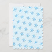 Christmas Brunch Schattigee Waterverf Snowman Scri Kaart (Achterkant)