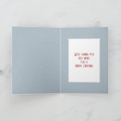 Christmas Buck en Doe Waterverf Feestdagen Kaart (Binnen)