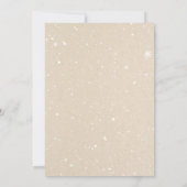 Christmas buck of doet gender onthullen uitnodigin kaart (Achterkant)