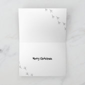 Christmas Budgie Feestdagen Kaart (Binnen)