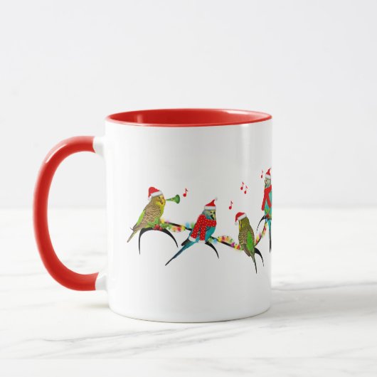Christmas Budgie Frenzy Mok (Links)