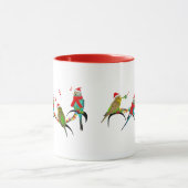 Christmas Budgie Frenzy Mok (Midden)