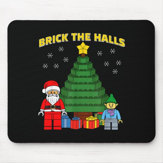 Christmas Building Bricks Brick The Halls Block Bu Muismat (Voorkant)