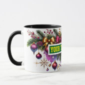 Christmas Bulbs Ornamenten Koffie Mok (Links)