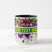 Christmas Bulbs Ornamenten Koffie Mok (Midden)