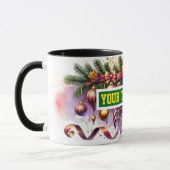 Christmas Bulbs Ornamenten Koffie Mok (Links)