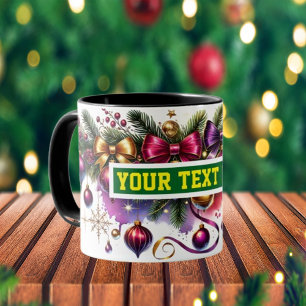 Christmas Bulbs Ornamenten Koffie Mok