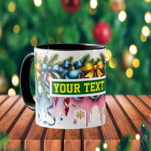 Christmas Bulbs Ornamenten Koffie Mok