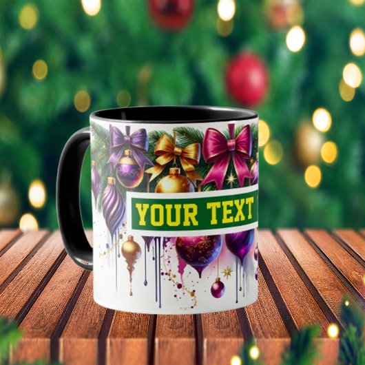 Christmas Bulbs Ornamenten Koffie Mok