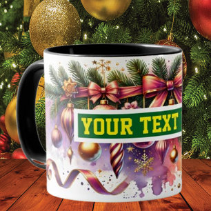 Christmas Bulbs Ornamenten Koffie Mok