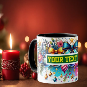 Christmas Bulbs Ornamenten Koffie Mok