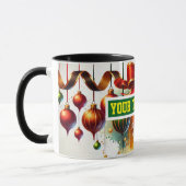 Christmas Bulbs Ornamenten Koffie Mok (Links)