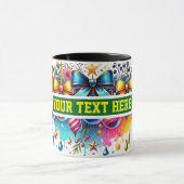 Christmas Bulbs Ornamenten Koffie Mok (Midden)