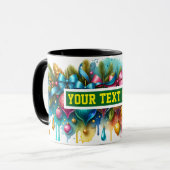 Christmas Bulbs Ornaments Coffee Mug Mok (Voorkant links)