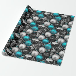 Christmas Bulbs Wrapping Paper Cadeaupapier