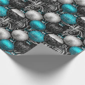 Christmas Bulbs Wrapping Paper Cadeaupapier (Hoek)