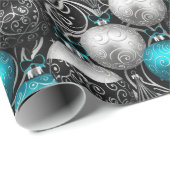 Christmas Bulbs Wrapping Paper Cadeaupapier (Rol Hoek)