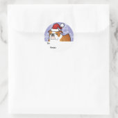 Christmas Bulldog Gift Labels (Tas)