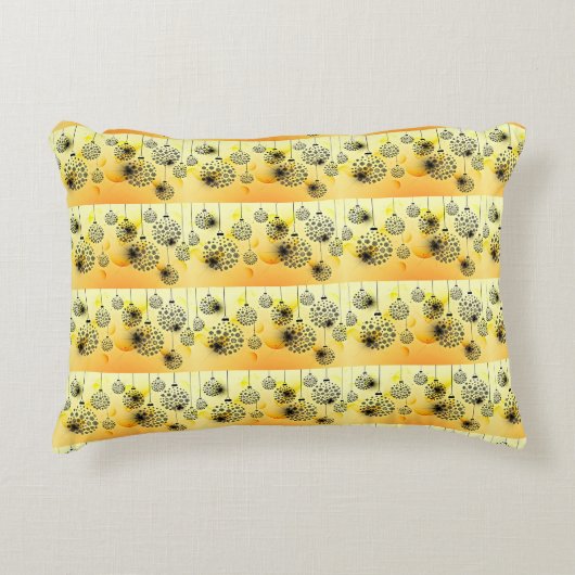**CHRISTMAS BULSB** PILLOW MET "GEEL" TERUG SID ACCENT KUSSEN (Voorkant)