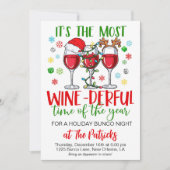 Christmas Bunco Night Party Kaart (Voorkant)