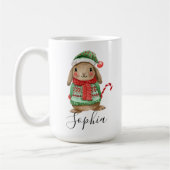 Christmas Bunny Mug Koffiemok (Links)