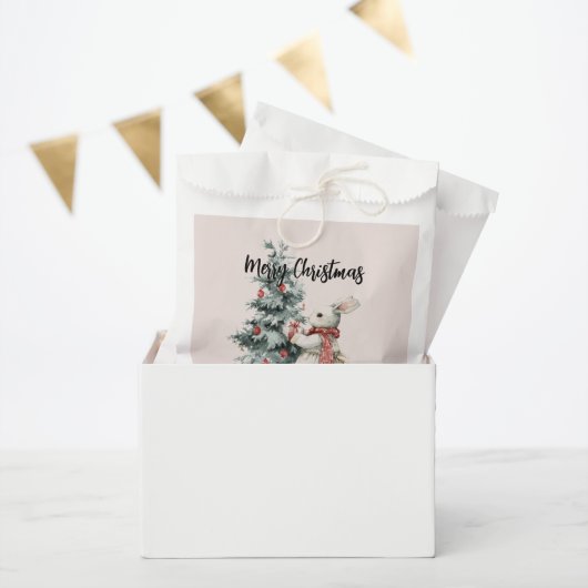 Christmas Bunny Party Favor Box – Holiday Package Bedankzakje (Feest)