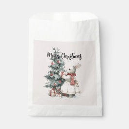 Christmas Bunny Party Favor Box – Holiday Package Bedankzakje