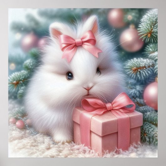 Christmas Bunny Poster (Voorkant)