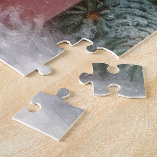 Christmas Bunny Puzzle Legpuzzel (Zijkant)