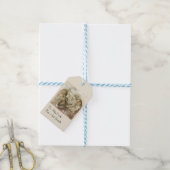 Christmas Bunny Rabbits Cadeaulabel (Met Touw)