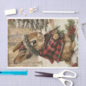 Christmas Bunny Tissue Paper Tissuepapier (Craft)