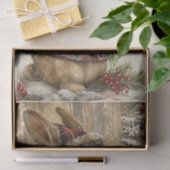 Christmas Bunny Tissue Paper Tissuepapier (Geschenk)