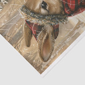 Christmas Bunny Tissue Paper Tissuepapier (Detail)