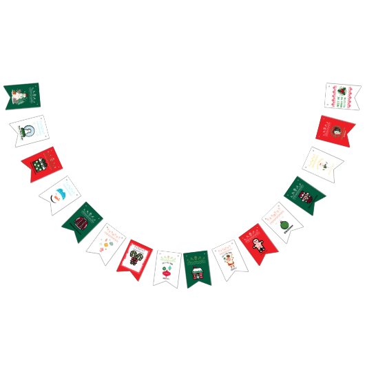 Christmas bunting banner (Alle)