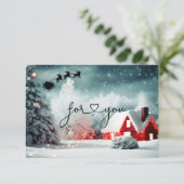 CHRISTMAS BUSINESS CERTIFICERING gift voor u (Staand voorkant)