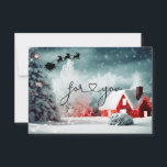 CHRISTMAS BUSINESS CERTIFICERING gift voor u<br><div class="desc">Een prachtig kerstontwerp. Voeg binnen enkele minuten uw gegevens, logo, bedrijfsgegevens en afbeeldingen toe. Verspreid de vreugde van het vakantieseizoen met dit charmante, aanpasbare kerstcadeaubon. Met een gezellige, met sneeuw gevulde winterscène met een charmante hut, feestelijke lichten en de slee van de kerstman die over de nachtelijke hemel vliegt, is...</div>