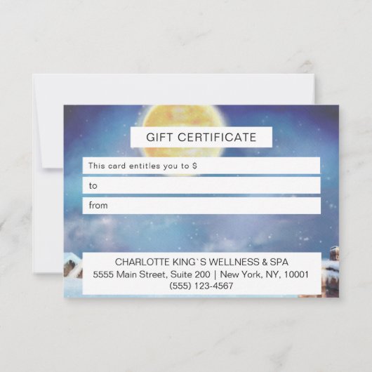 CHRISTMAS BUSINESS CERTIFICERING gift voor u (Achterkant)