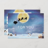 CHRISTMAS BUSINESS CERTIFICERING gift voor u (Voorkant / Achterkant)