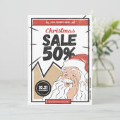 Christmas Business flyer Feestdagenkaart (Staand voorkant)