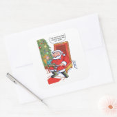 Christmas Business Partners grote vierkante sticke Vierkante Sticker (Envelop)