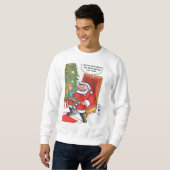 Christmas Business Partners mannen wit sweatshirt (Voorkant volledig)