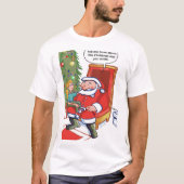 Christmas Business Partners mannen wit T-shirt (Voorkant)