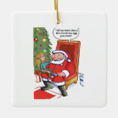 Christmas Business Partners sq keramisch ornament (Voorkant)
